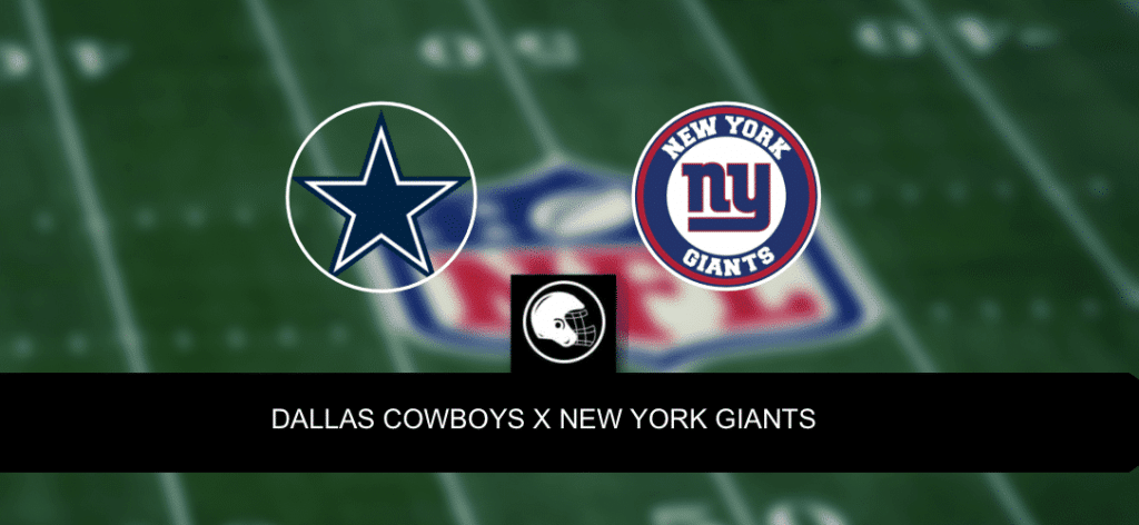 Dallas Cowboys x New York Giants – Onde assistir, horário e palpites – Semana 10 NFL – 12/11/2023