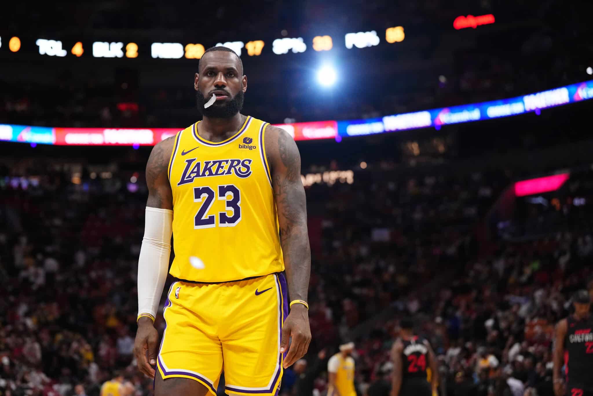 LeBron James, do Los Angeles Lakers. Foto: Icon sport