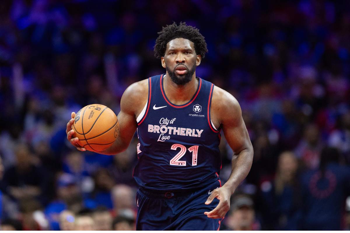 Joel Embiid, do Philadelphia 76ers. Foto: Icon Sport