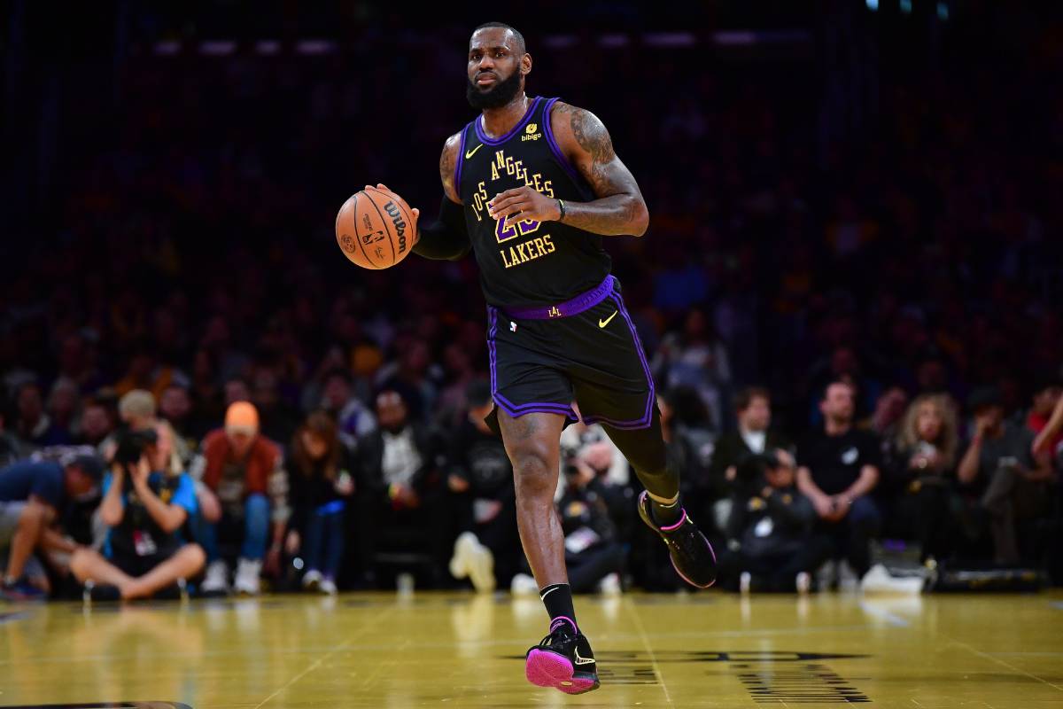 LeBron James, do Los Angeles Lakers. Foto: Icon sport