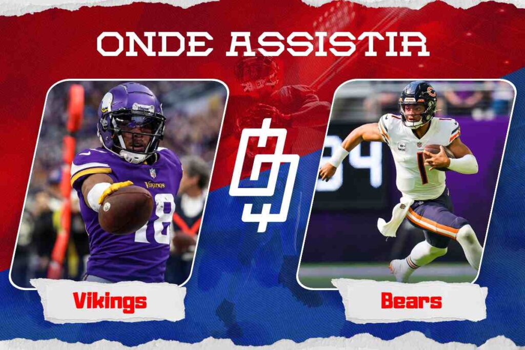Minnesota Vikings x Chicago Bears &ndash; Onde assistir, hor&aacute;rio e jogadores inativos &ndash; NLF &ndash; 27/11/2023