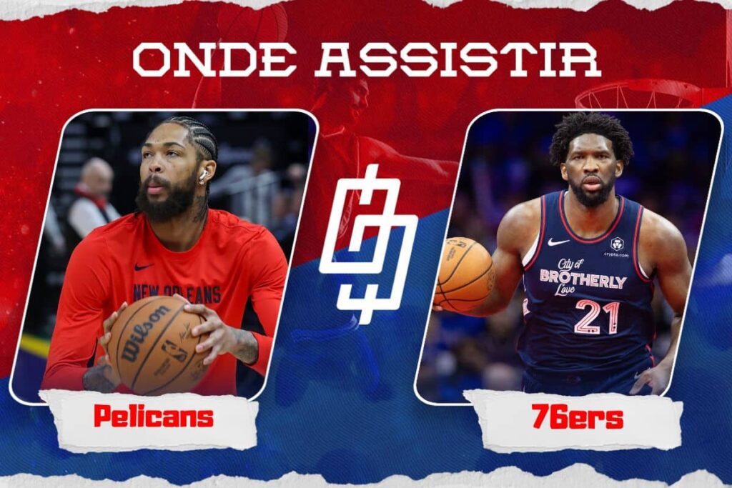 New Orleans Pelicans x Philadelphia 76ers &ndash; Onde assistir, hor&aacute;rio, e quintetos &ndash; NBA &ndash; 29/11/2023