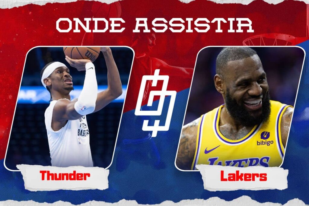 Oklahoma City Thunder x Los Angeles Lakers &ndash; Onde assistir, hor&aacute;rio, e quintetos &ndash; NBA &ndash; 30/11/2023