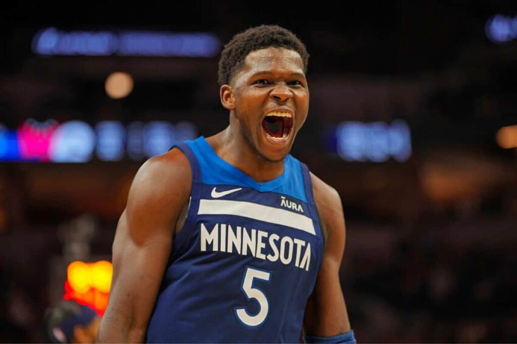 NBA: Anthony Edwards resolve e Timberwolves vencem 76ers sem Embiid