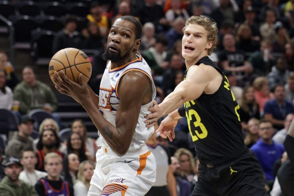 Resultados NBA 19/11: Suns derrotam Jazz ap&oacute;s 2 prorroga&ccedil;&otilde;es e show de Durant