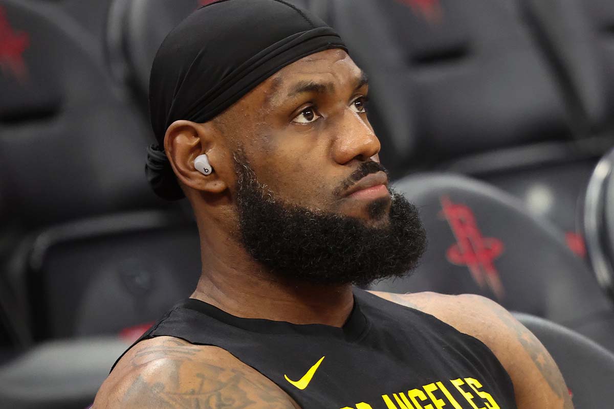 Lebron James, principal nome do Los Angeles Lakers na temporada 2023. Foto: Reprodução/ Icon Sports