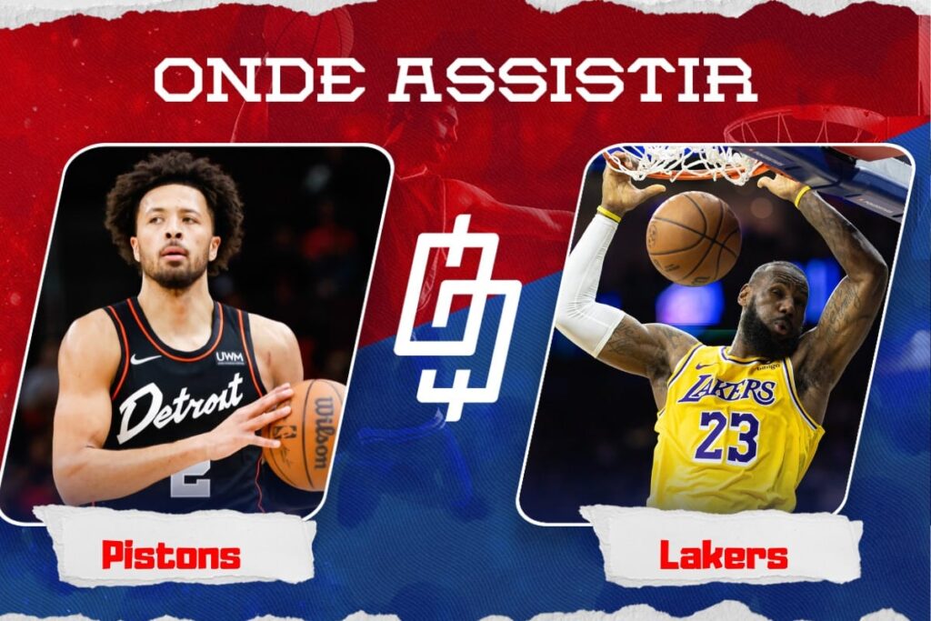 Detroit Pistons x Los Angeles Lakers &ndash; Onde assistir, hor&aacute;rio, e quintetos &ndash; NBA &ndash; 29/11/2023