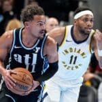 Hawks marcam 152 pontos, mas perdem para Pacers e est&atilde;o fora da Copa NBA