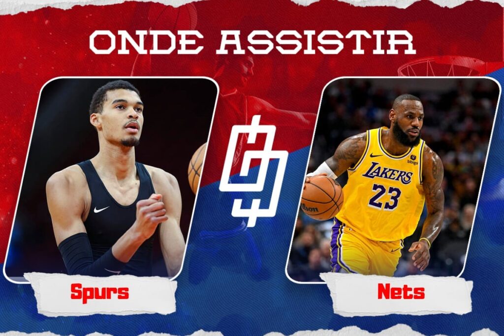 San Antonio Spurs x Los Angeles Lakers &ndash; Onde assistir, hor&aacute;rio, e quintetos &ndash; NBA &ndash; 15/12/2023