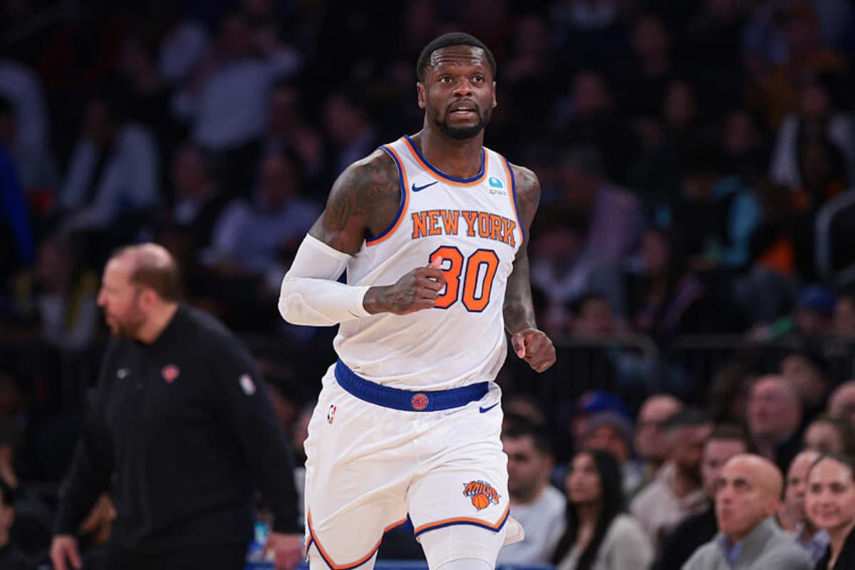 Julius Randle em ação pelo New York Knicks na NBA
