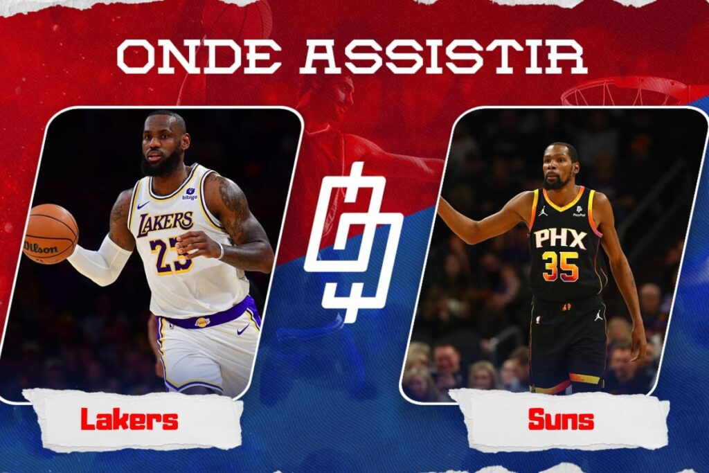 Los Angeles Lakers x Phoenix Suns – Onde assistir, horário, e quintetos – Quartas de final Copa NBA – 05/12/2023