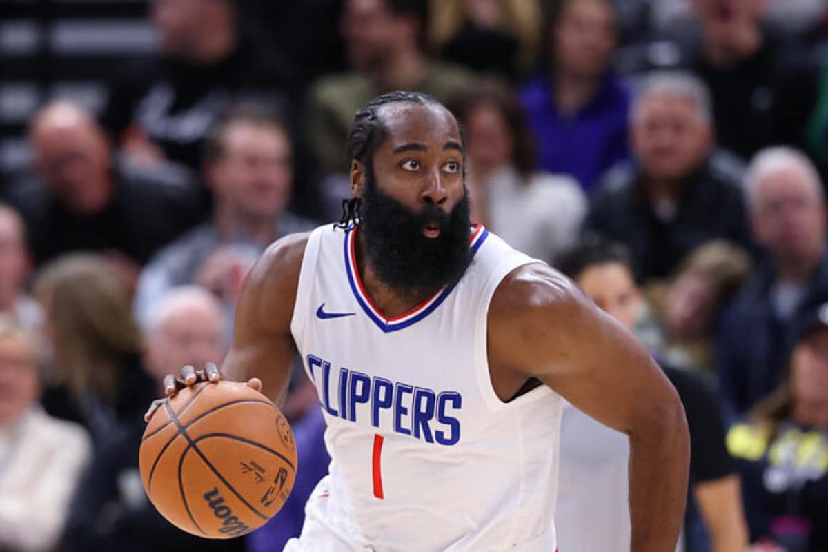 James Harden em ação pelos Clippers na NBA