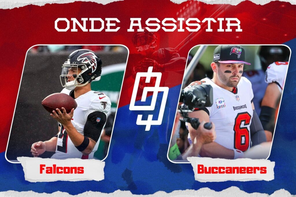 Atlanta Falcons x Tampa Bay Buccaneers &ndash; Onde assistir, hor&aacute;rio e jogadores inativos &ndash; Semana 14 NFL &ndash; 10/12/2023