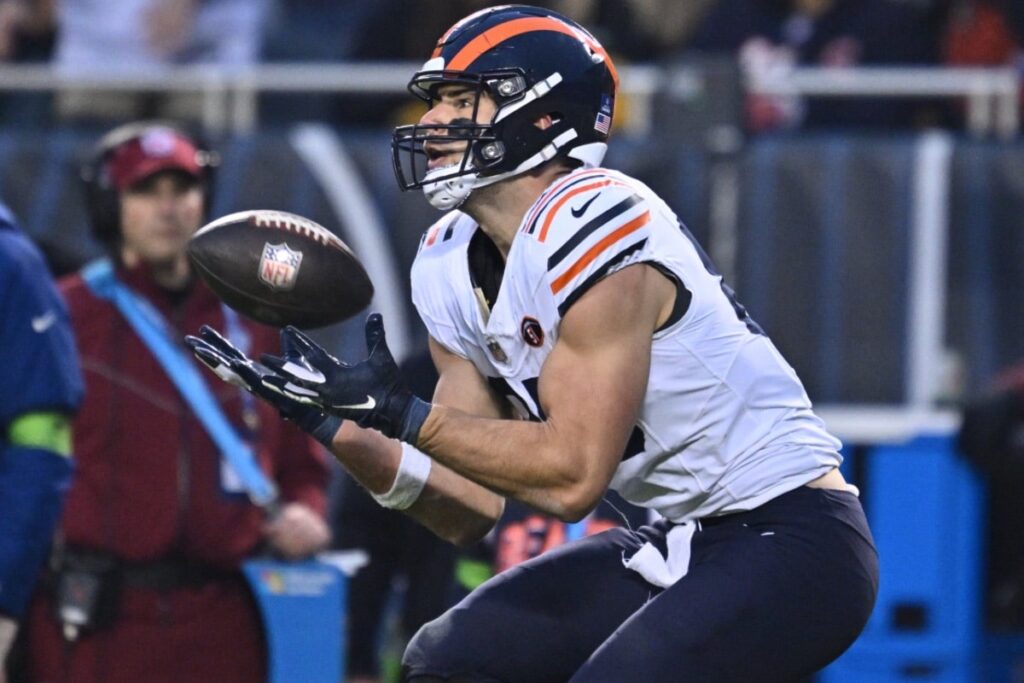 NFL: Bears derrotam Cardinals em noite iluminada de tight end