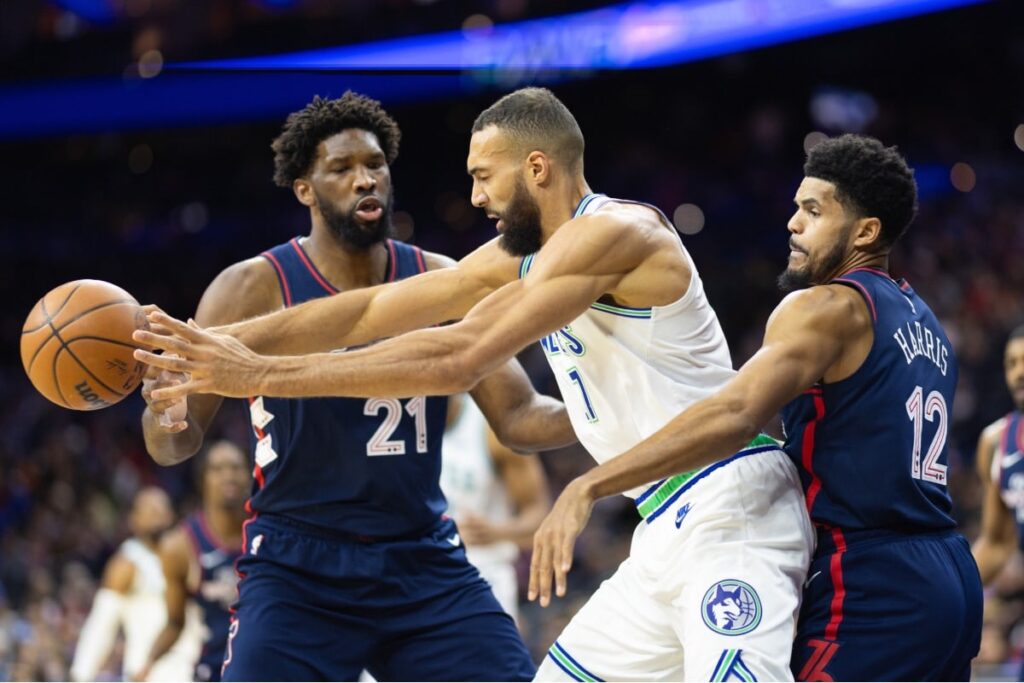 NBA: Dupla dos 76ers garante vit&oacute;ria contra Timberwolves
