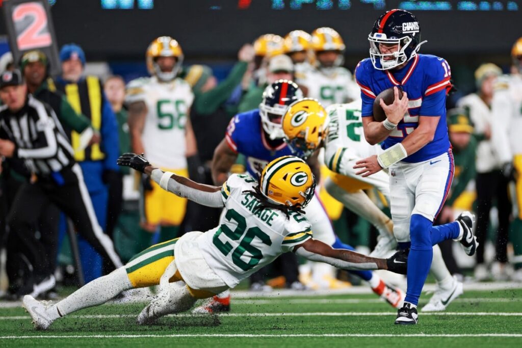 NFL: Giants tem sequ&ecirc;ncia de lances impressionantes em vit&oacute;ria contra Packers