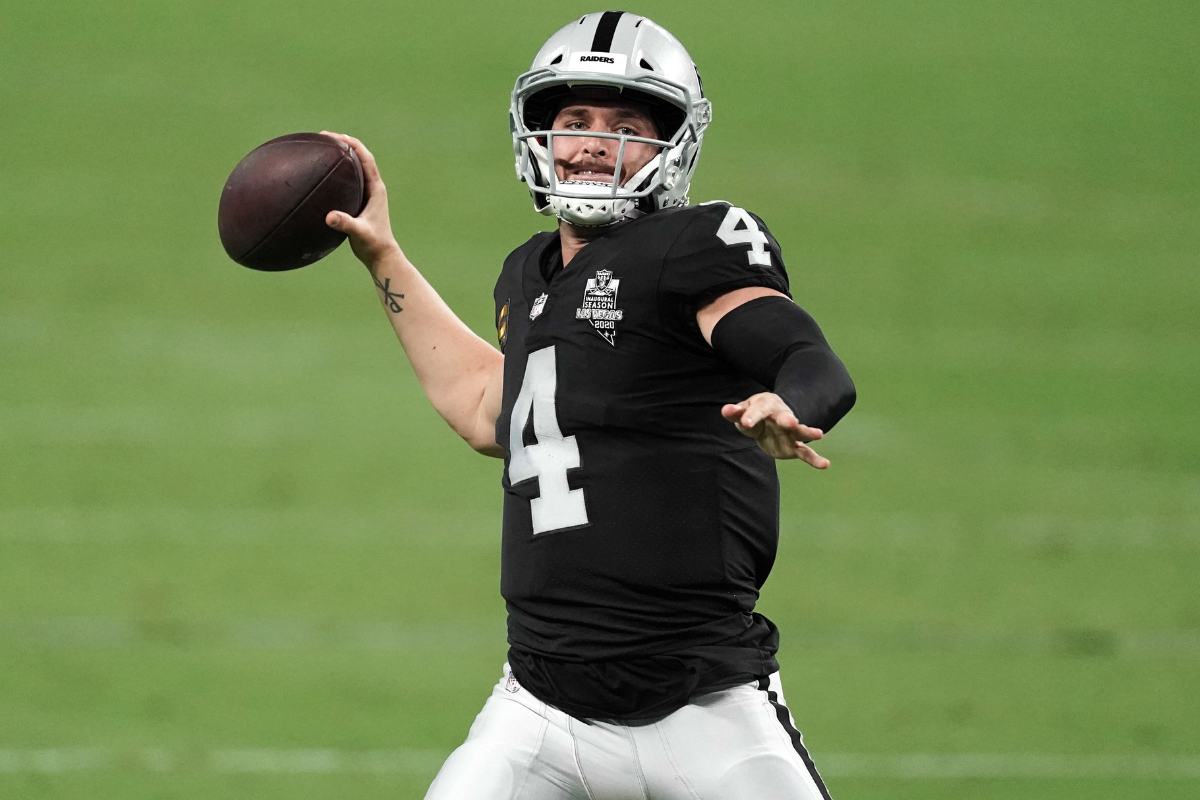 Derek Carr, do New Orleans Saints. Foto: Icon Sport