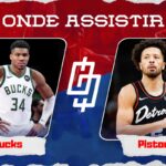 Milwaukee Bucks x Detroit Pistons &ndash; Onde assistir, hor&aacute;rio, e quintetos &ndash; NBA &ndash; 16/12/2023