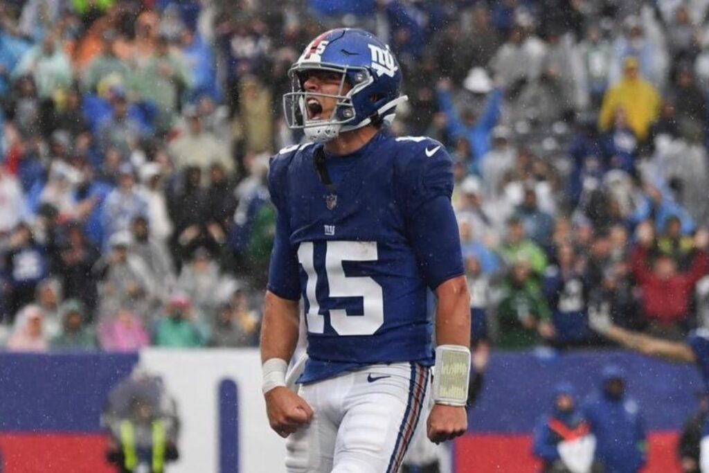 NFL: Astro dos Giants aparece em pizzaria ap&oacute;s den&uacute;ncia de disputa de taxas