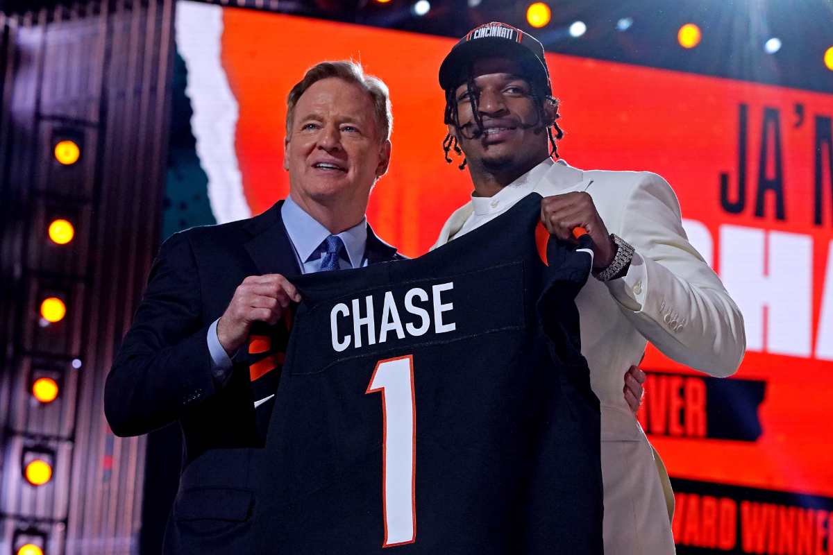 Ja'Marr Chase, do Cincinnatti Bengals. Foto: Icon Sport