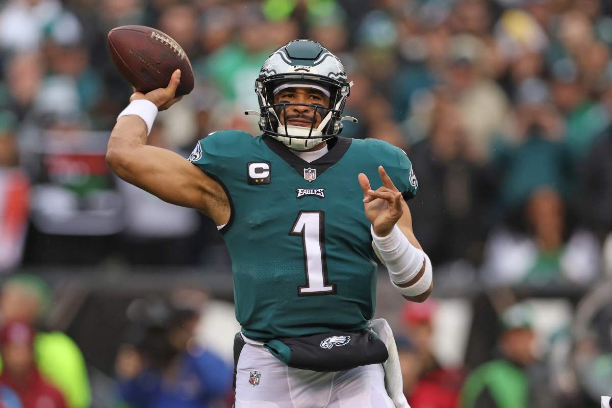 Jalen Hurts, do Philadelphia Eagles. Foto: Icon Sport