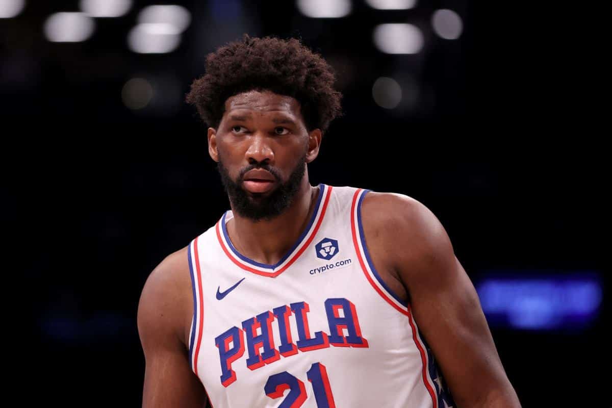 Joel Embiid, do Philadelphia 7ers. Foto: Icon Sport