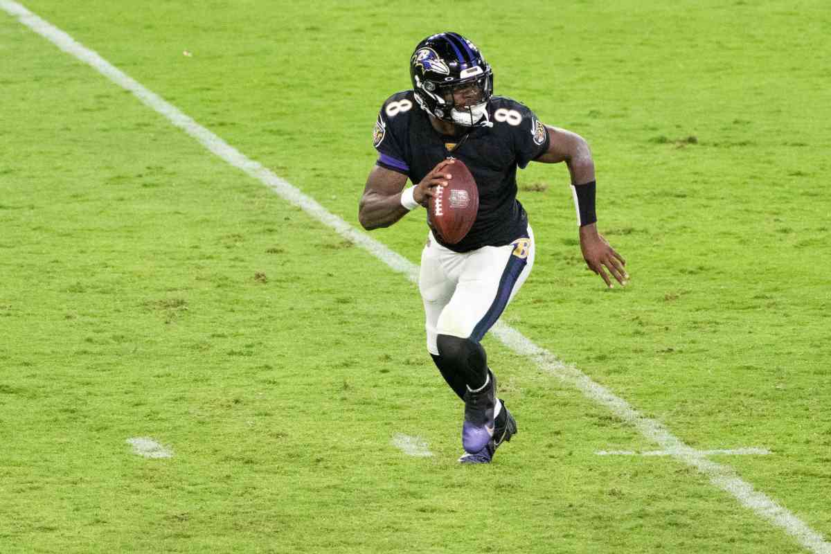 Lamar Jackson, do Baltimore Ravens Foto: Icon Sport