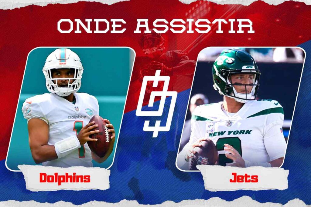 Miami Dolphins x New York Jets &ndash; Onde assistir, hor&aacute;rio e jogadores inativos &ndash; NFL &ndash; 17/12/2023