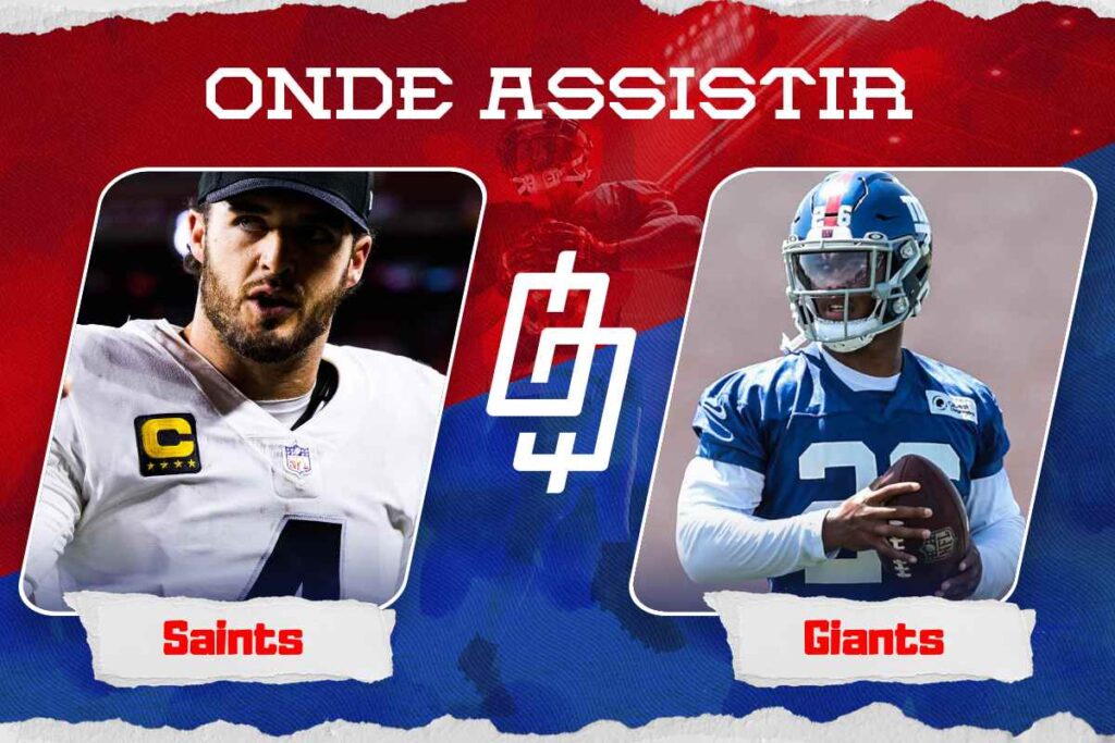 New Orleans Saints x New York Giants &ndash; Onde assistir, hor&aacute;rio e jogadores inativos &ndash; NFL &ndash; 17/12/2023