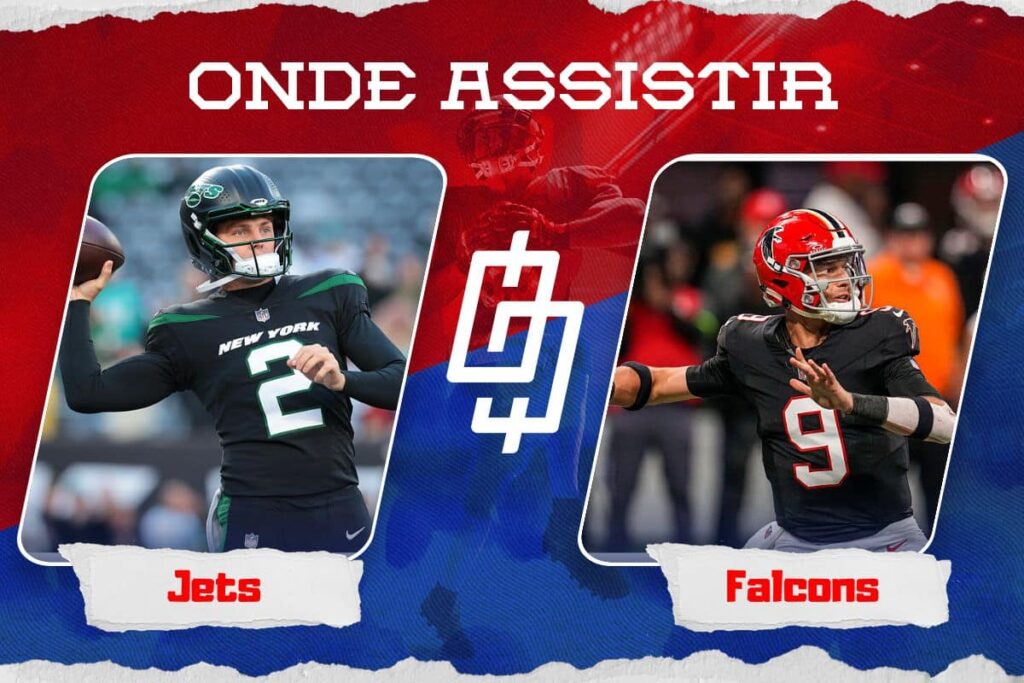 New York Jets x Atlanta Falcons &ndash; Onde assistir e hor&aacute;rio &ndash; Semana 13 NFL &ndash; 03/12/2023