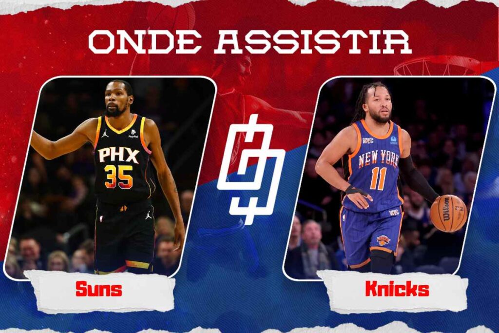 Phoenix Suns x New York Knicks &ndash; Onde assistir, hor&aacute;rio e quintetos &ndash; NBA &ndash; 16/12/2023