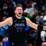 Doncic faz hist&oacute;ria com triplo-duplo no primeiro tempo e Dallas humilha Utah