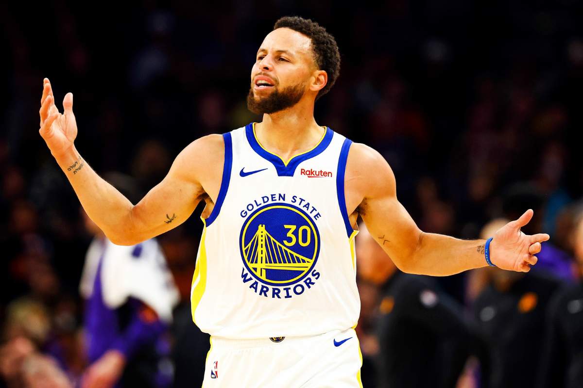 Stephen Curry, do Golden State Warriors. Foto: Icon Sport