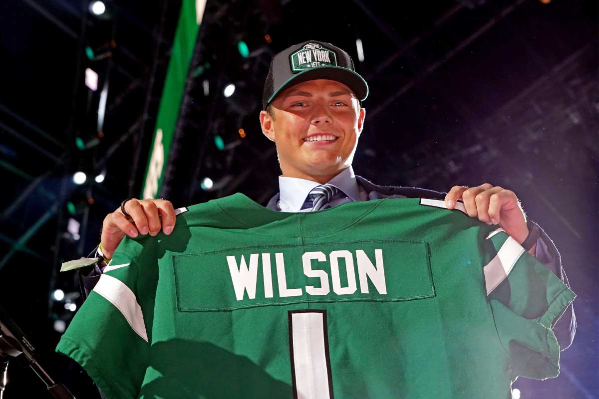 Zach Wilson, do New York Jets. Foto: Icon Sport