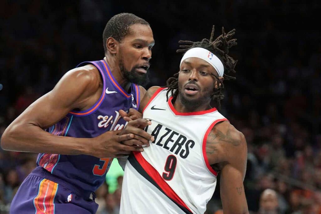 NBA: Anfernee Simons garante vit&oacute;ria aos Blazers diante dos Suns