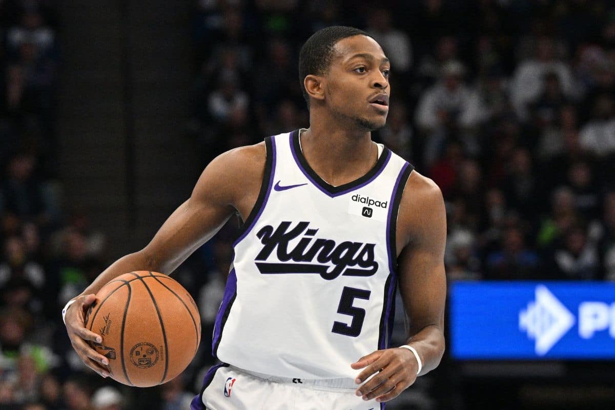 De'Aaron Fox, do Sacramento Kings. Foto: Icon sport