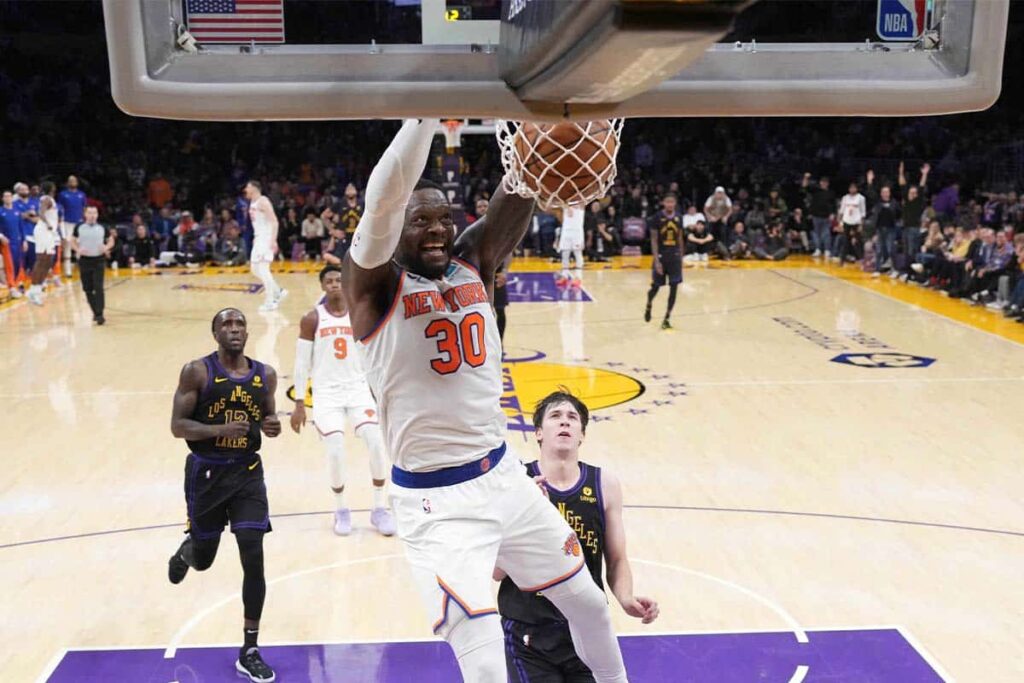 NBA: Knicks vencem LA Lakers em &lsquo;ponto fraco&rsquo; da franquia