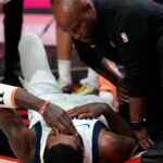 NBA: Kyrie Irving &lsquo;quase&rsquo; sai de cadeira de rodas, mas Mavericks vencem os Blazers