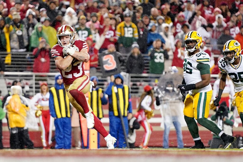 Playoffs da NFL: 49ers vira contra os Packers e vai &agrave; final da NFC