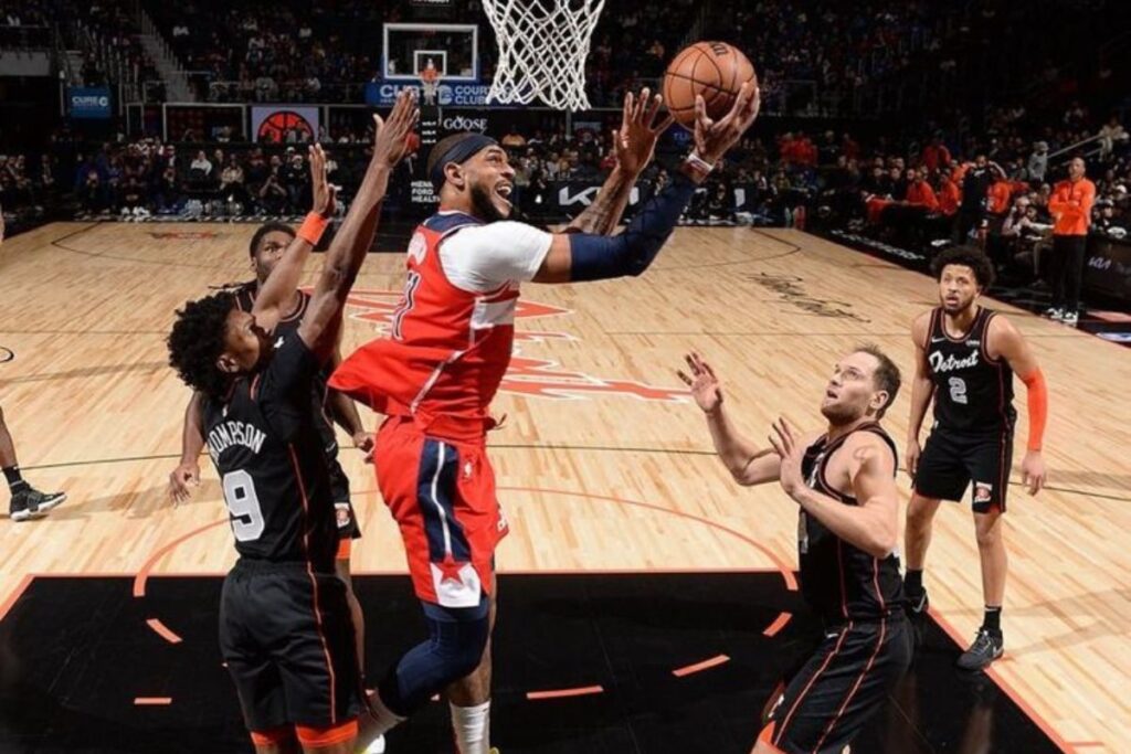 NBA: Kyle Kuzma comanda vit&oacute;ria dos Wizards sobre os Pistons