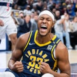 NBA: sem Haliburton, Myles Turner brilha em vit&oacute;ria dos Pacers