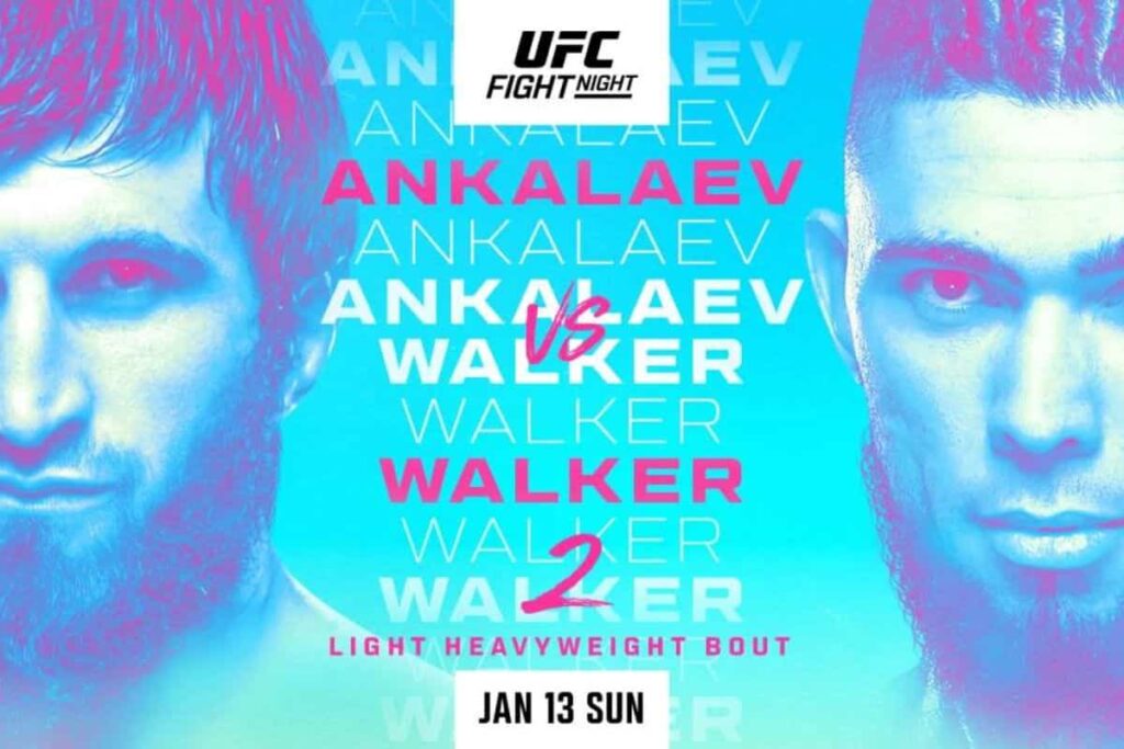 UFC Vegas 84: Magomed Ankalaev x Johnny Walker 2 – Resultados em tempo real