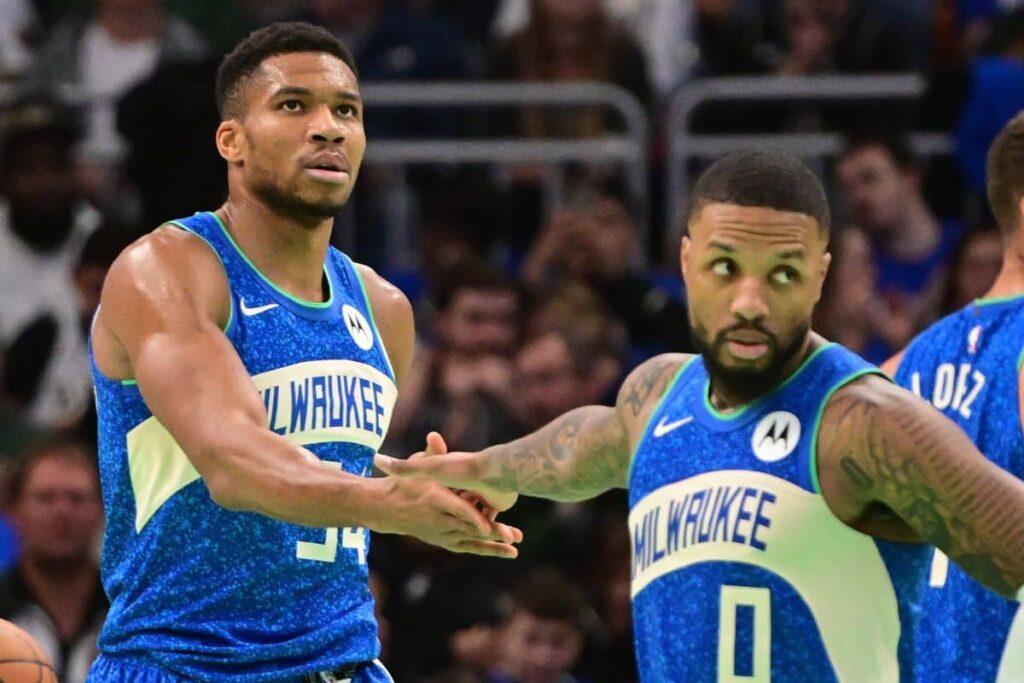 45 pontos de Lillard causam rea&ccedil;&atilde;o inesperada de Giannis na NBA: &lsquo;Ele riu&rsquo;