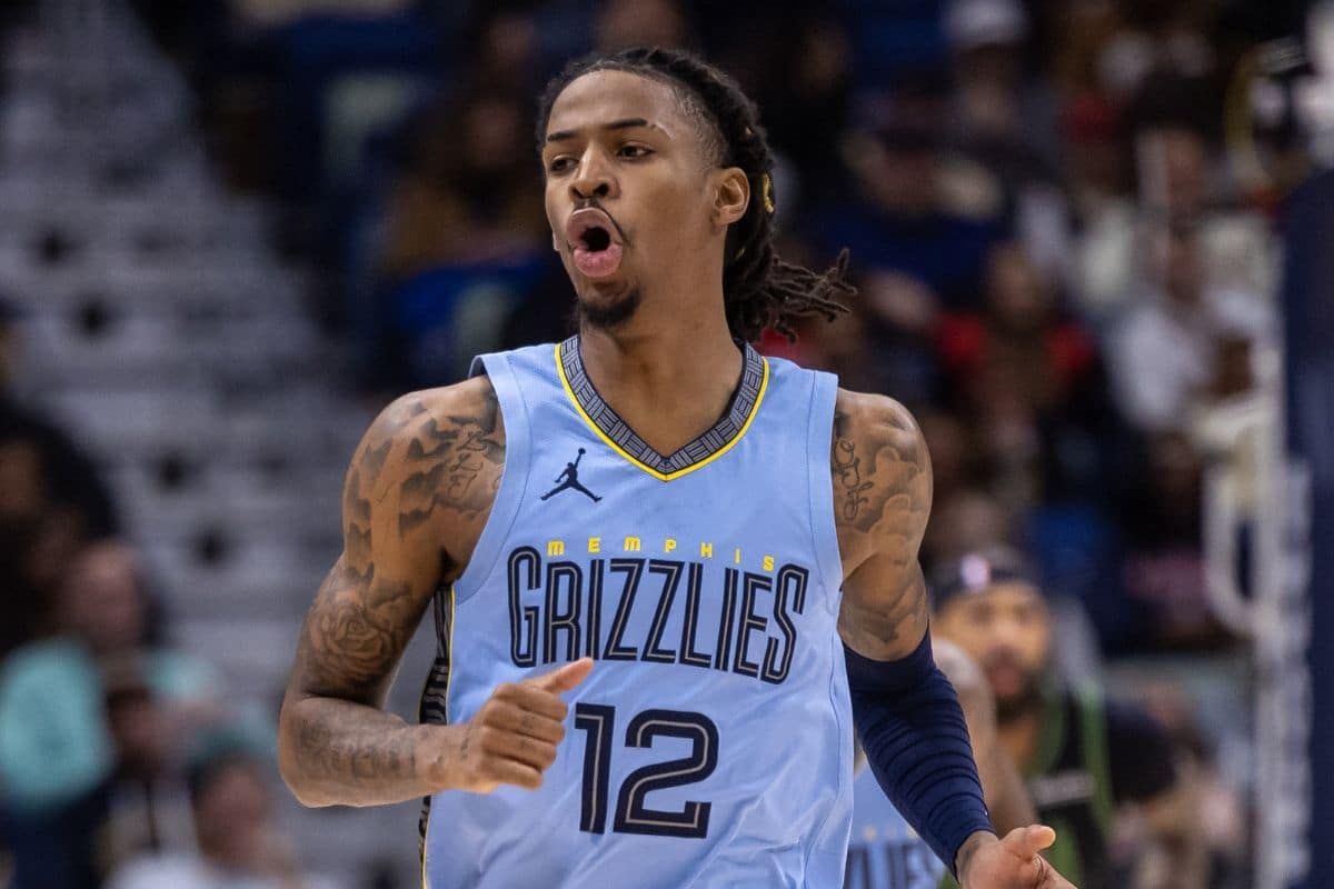 Ja Morant, do Memphis Grizzlies. Foto: Icon sport