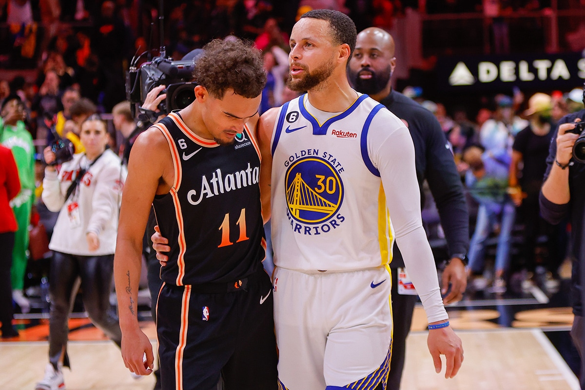 Curry revela conversa com Trae Young após armador ser esnobado do All Star: ‘eu disse a ele…