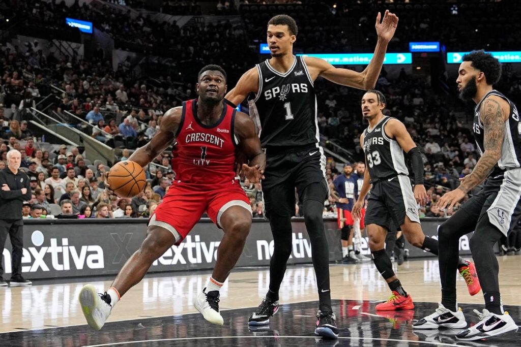 NBA: Com Zion &lsquo;furioso&rsquo;, Pelicans vencem intenso confronto contra os Spurs