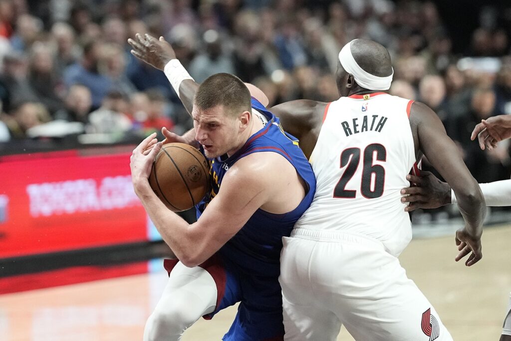NBA: Jokic faz Nuggets funcionarem &agrave; perfei&ccedil;&atilde;o contra Trail Blazzers