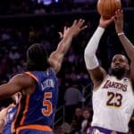 NBA: Lakers vencem e quebram sequ&ecirc;ncia de 9 vit&oacute;rias dos Knicks