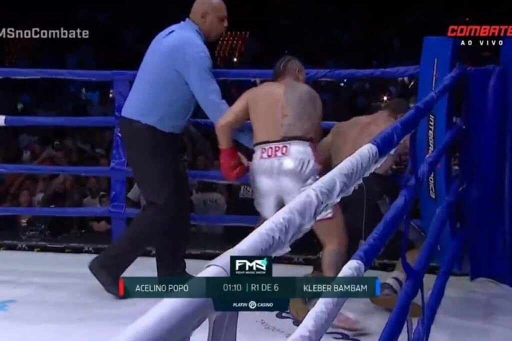 Fight Music Show 4: Pop&oacute; nocauteia Bambam no primeiro round