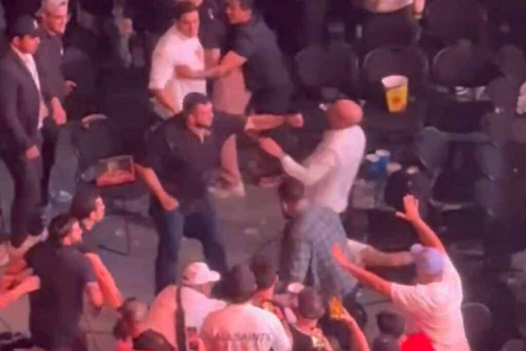 UFC M&eacute;xico: f&atilde; nocauteia dois homens em briga generalizada na torcida